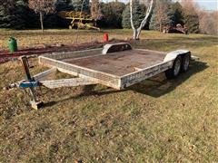 All Metal T/A Flatbed Trailer 