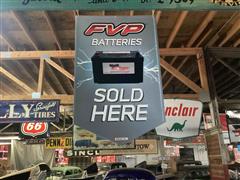 FVP Batteries Metal Sign 