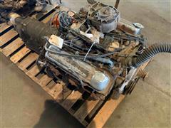 1963 Pontiac 389ci Long Block W/Transmission 