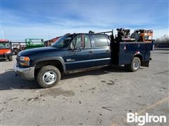 2007 GMC Sierra 3500 4x4 Crew Cab Service Truck 