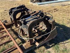 Root Grapple Skid Steer Attachment 