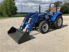 2017 New Holland Powerstar T4.75 MFWD Tractor W/Loader 