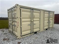 2024 20' 3-Door Shipping Container 