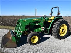 1997 John Deere 5300 2WD Tractor W/Loader 