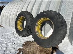 Goodyear 18.4-34 Tires & Rims 