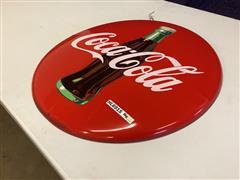Coca Cola Round Sign 