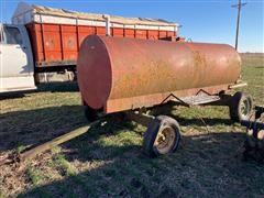 1000-Gallon Tank On Trailer 