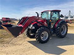 2019 Case IH Farmall 120C MFWD Tractor W/Loader 