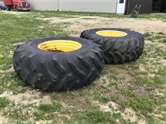 Goodyear 24.5R-32 Tires & Rims 