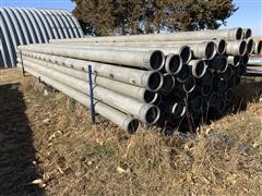 Rainway & Hastings 8” Aluminum Gated Irrigation Pipe On Trailer 