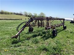 M&W DF-12 10-Wheel Hay Rake 