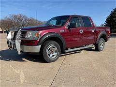 2005 Ford F150 XLT 4x4 Crew Cab Pickup 