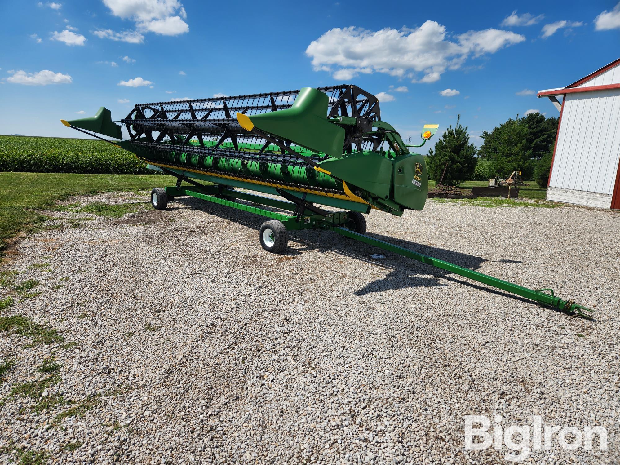 2013 John Deere 625F HydraFlex 25' Platform Header W/Header Trailer 