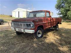 1970 Ford 250 4WD Single Cab Pickup 