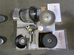 TC Service Pneumatic Angle Grinder W/Attachments 