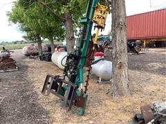 Shop Built Hydraulic Post Pounder 