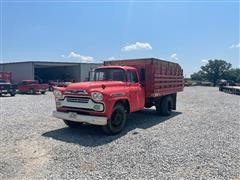 1959 Chevrolet Viking S/A Grain Truck W/Hoist 