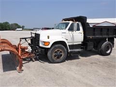 1996 Ford F800 S/A Dump Truck 