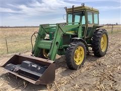 1983 John Deere 2950 MFWD Tractor W/Loader 