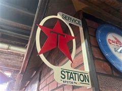 Texaco Service Station Sign 