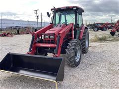 2017 Mahindra 85P MFWD Compact Utility Tractor W/Loader 