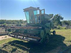 1965 John Deere 55 2WD Combine W/Grain Platform 