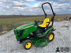 2018 John Deere 1025R MFWD Compact Utility Tractor 