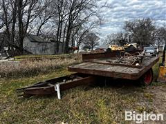 Shop Built Flatbed Trailer 