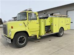 1974 Ford LN750 S/A Fire Pumper Truck 