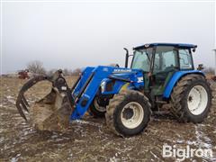 2008 New Holland T5060 MFWD Tractor W/Loader 