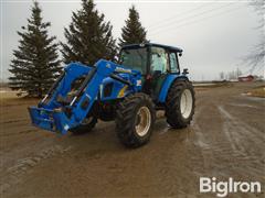 2009 New Holland T5060 MFWD Tractor W/Loader 