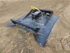 2024 Mid-State 6' Wide Rotary Cutter Skid Steer Attachment 