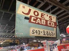 Joe’s Cab Co Sign 