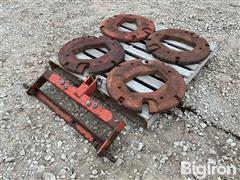 Farmall Tractor Rear Wheel Weights & Weight Bracket 