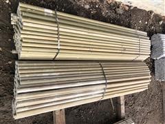 1 1/4" X 6' Long High Tensile Electric Fiberglass Fence Posts 
