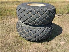 Goodyear 23.1-26 Foam Filled Tires & Rims 