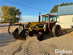 1974 International 766 2WD Tractor W/DU-AL Grapple Loader 