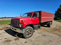 1990 GMC C7000 TopKick S/A Grain Truck 