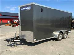 2020 Sure-Trac Pro Series STW8416TA 7' X 16' T/A Enclosed Cargo Trailer 