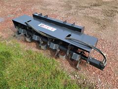 2023 JCT 6' Wide Tiller Skid Steer Attachment 