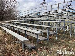 10-Row Aluminum Bleachers 