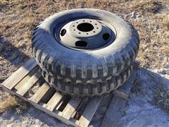 Armstrong 9.00-20 Military Tires & Rims 