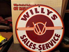 Willys Reproduction Metal Signs 