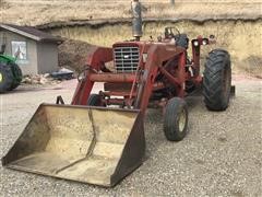 1971 International 756 2WD Tractor w/ Westendorf WL-42 Loader & 3 Pt. Blade 