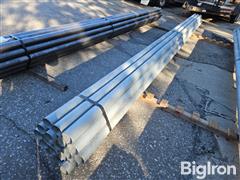 4"X14 Gauge Galvanized Steel Tubing 