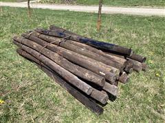 8' Wooden Posts 