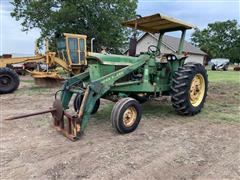 1970 John Deere 3020 2WD Tractor W/Loader 