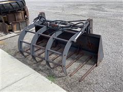 Skid Loader Grapple Bucket 