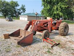 1972 Allis-Chalmers 180 Land Handler 2WD Tractor W/Loader 