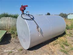 1500 Gallon Fuel Tank W/Electric Pump 